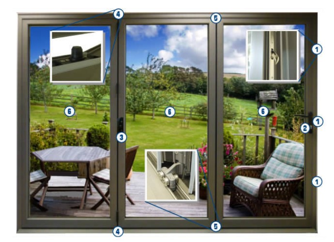 Woman drinking tea and looking out of window